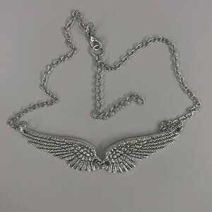 Angel Wing Pendant Necklace | Delicate Celestial Charm